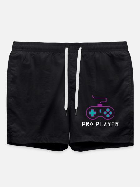 Pro Player Gamer - Swim Trunks - black