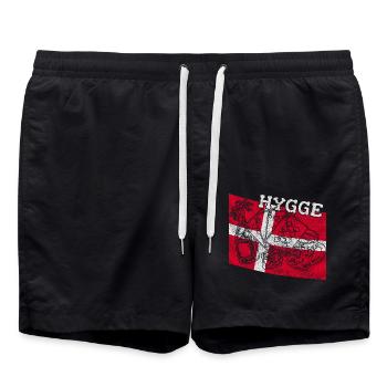 Amis du Danemark - Short de bain - noir - Devant - AI Model Male 185 light (185cm)