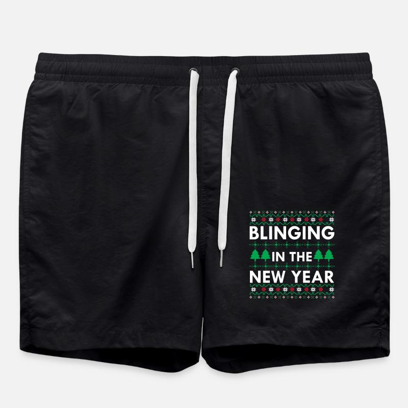 Blinging In The New Year - Short de bain - noir