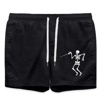 Clôture Clôture - Short de bain - noir - Devant - AI Model Male 185 light (185cm)