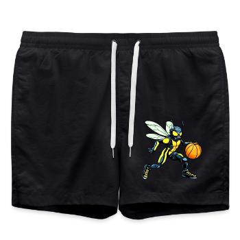 Wasps Basketball Player / Basketball Wasp - Swim Trunks - black - Front - AI Model Male 185 light (185cm)
