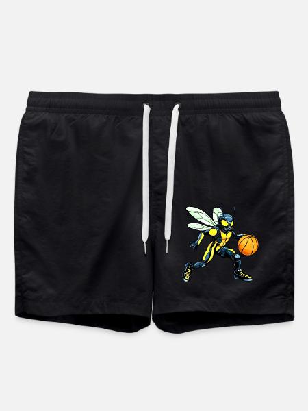 Wasps Basketball Player / Basketball Wasp - Swim Trunks - black