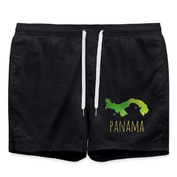 panama - Badeshorts - Schwarz - Vorne - AI Model Male 185 light (185cm)