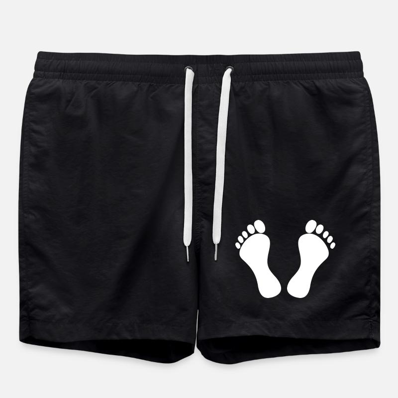 pieds - Short de bain - noir