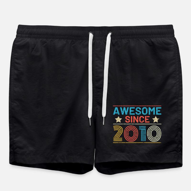 Awesome since 2010 - Swim Trunks - black