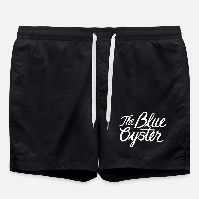 Die blaue Auster - Badeshorts - Schwarz