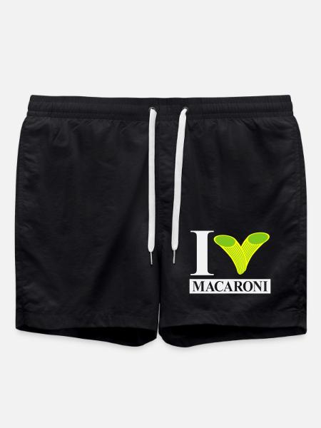 J’adore les macaronis - Short de bain - noir