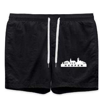 Heepen Skyline Bielefeld Amt Vogtei - Short de bain - noir - Devant - AI Model Male 185 light (185cm)