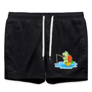 Turtle Angler Fishing Rod Fishing Rod - Swim Trunks - black - Front - AI Model Male 185 light (185cm)