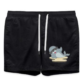 Lunettes de soleil Seal - Short de bain - noir - Devant - AI Model Male 185 light (185cm)