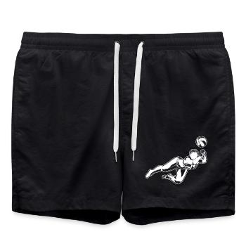 Beach-volley filles - Short de bain - noir - Devant - AI Model Male 185 light (185cm)