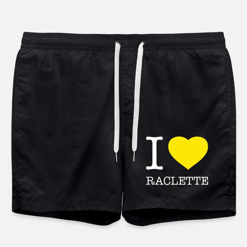 J’ADORE LA RACLETTE - Short de bain - noir