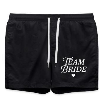 Classique Team Bride (Blanc) - Short de bain - noir - Devant - AI Model Male 185 light (185cm)