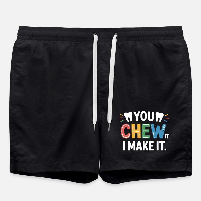 Dental Ceramics Technician Art  - Swim Trunks - black