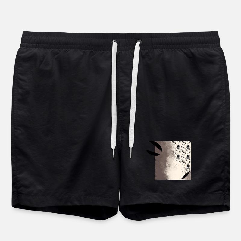Abstrakte Schatten und Lichtflächen - Badeshorts - Schwarz