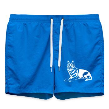 Chien de berger - Short de bain - cobalt blue - Devant