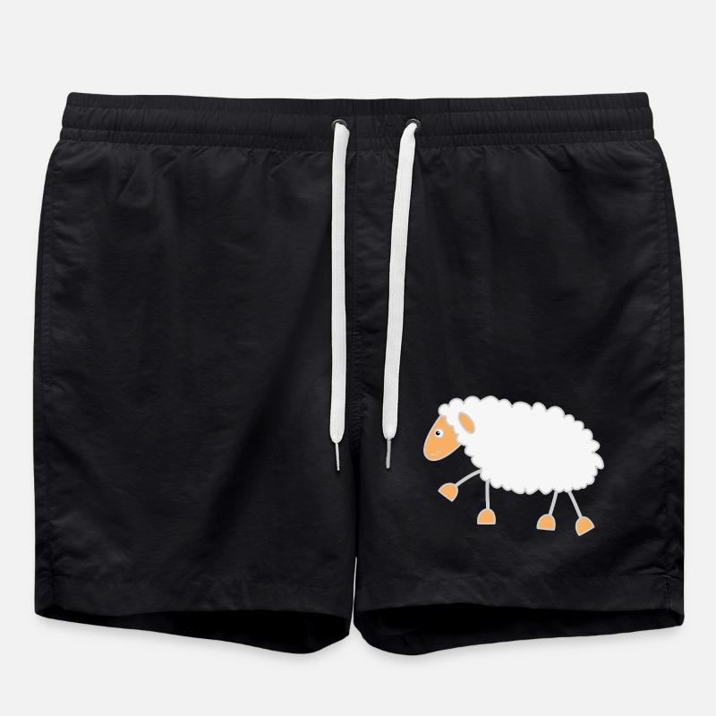 Drôle de mouton - Short de bain - noir