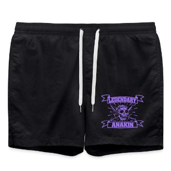 Anakin - Short de bain - noir - Devant - AI Model Male 185 light (185cm)