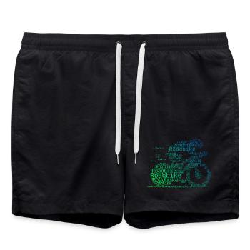 Road Bike Vibes pour vélo de route - Short de bain - noir - Devant - AI Model Male 185 light (185cm)