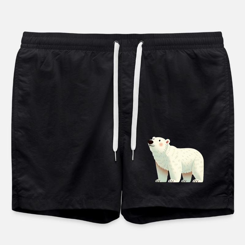 Eisbär - Badeshorts - Schwarz