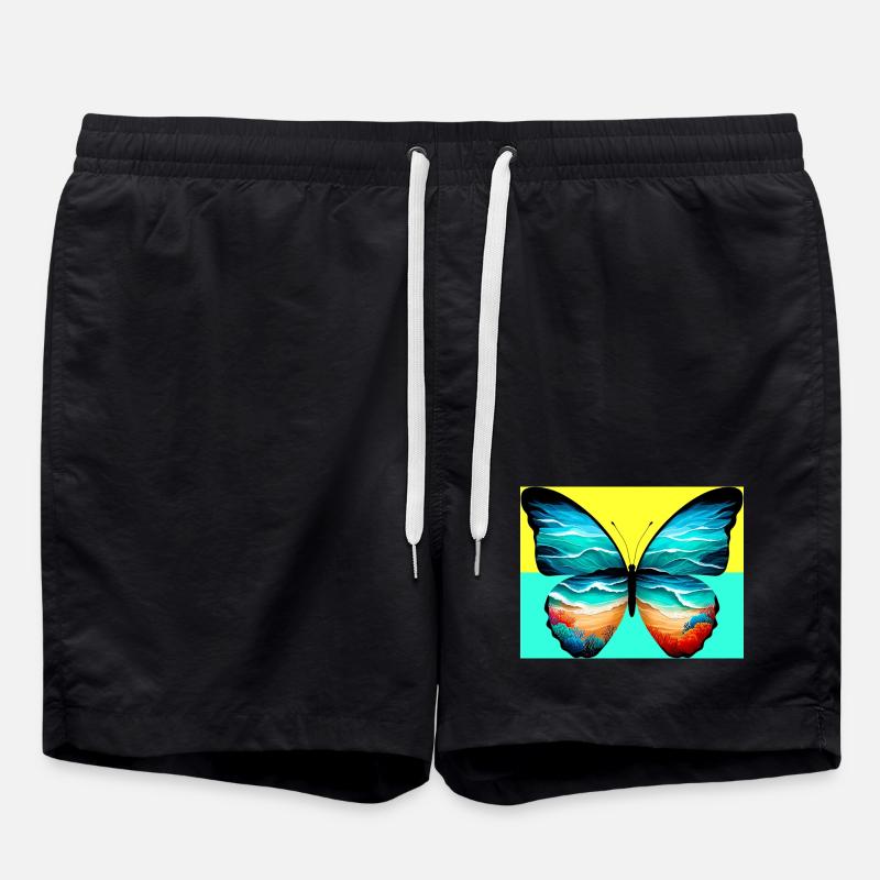 papillon - Short de bain - noir