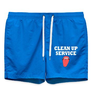 clean up service - Short de bain - cobalt blue - Devant