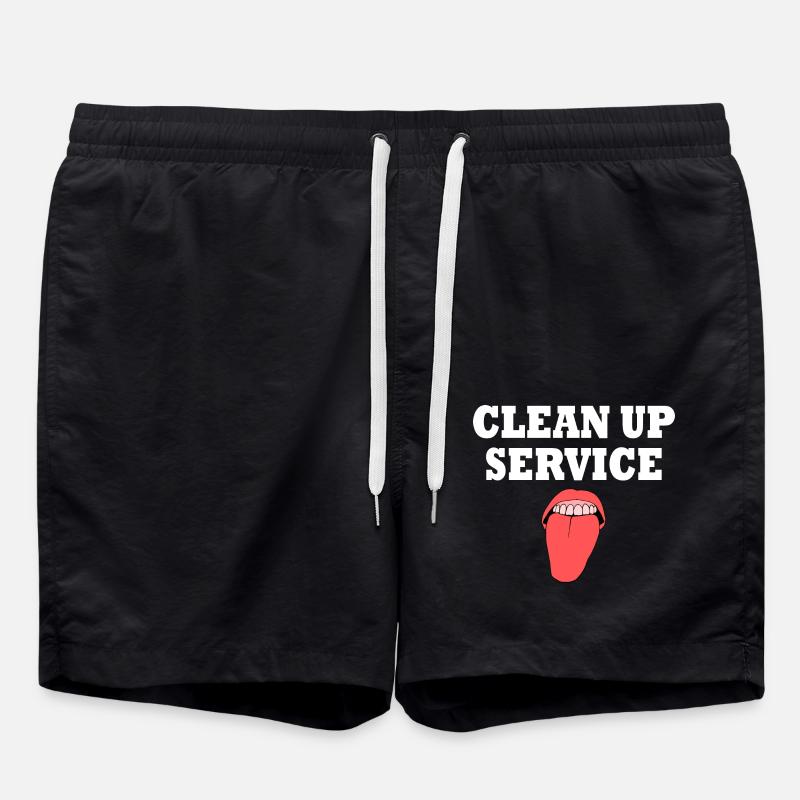 clean up service - Swim Trunks - black