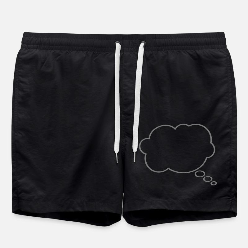 Thought Bubble - Swim Trunks - black