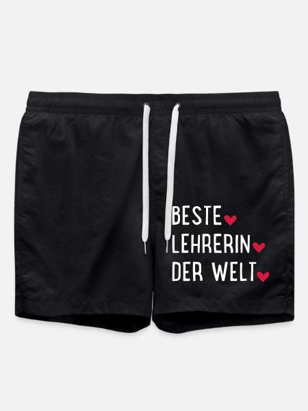Lehrerin - Badeshorts - Schwarz