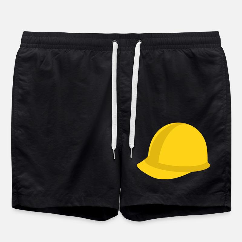 casque - Short de bain - noir