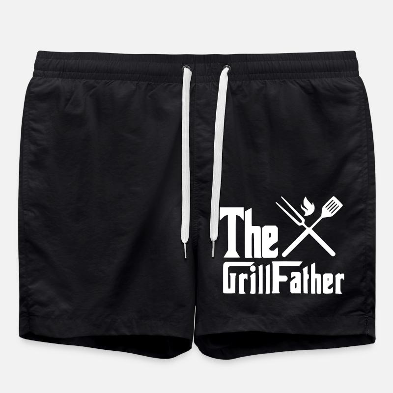 The Grillfather - Short de bain - noir