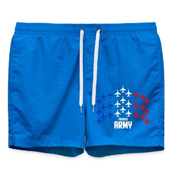 French Army - Swim Trunks - cobalt blue - Front