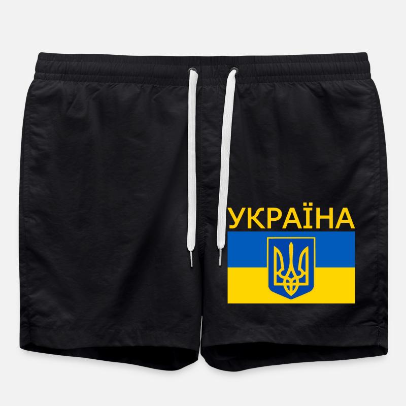 Україна - Badeshorts - Schwarz