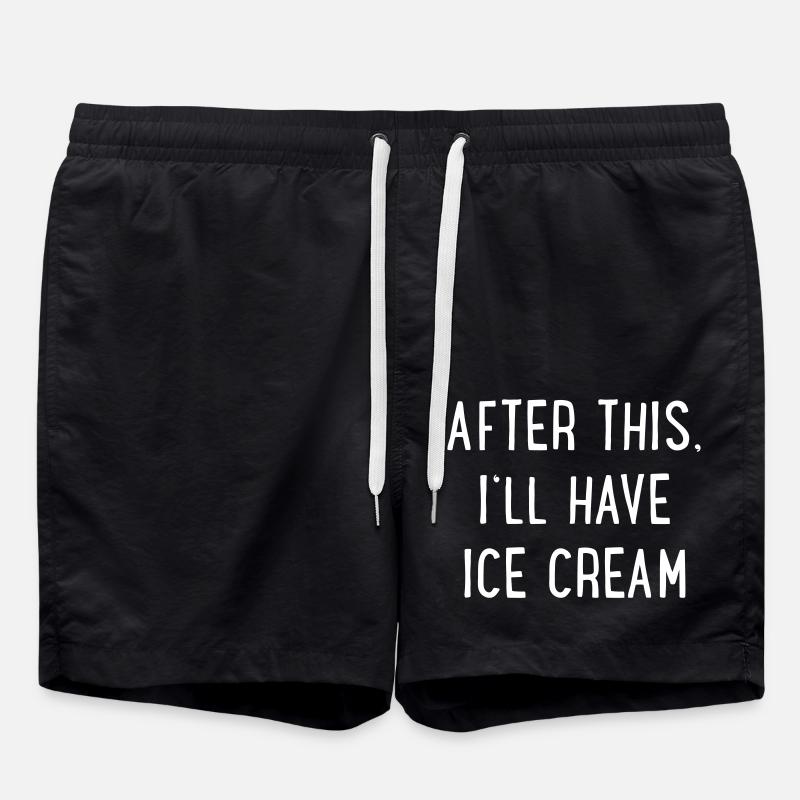 Glace - Short de bain - noir
