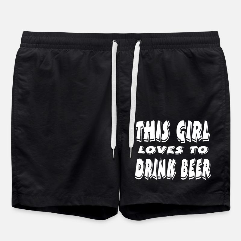 Beer - Swim Trunks - black