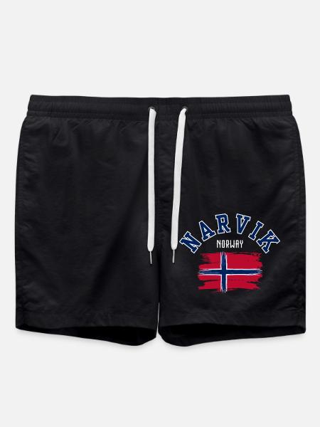 Narvik Norway - Swim Trunks - black