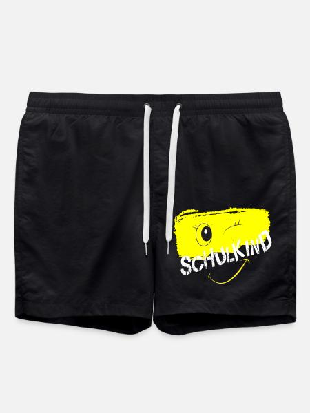 Schulkind 2025 Relaxed Fit Unisex Organic - Badeshorts - Schwarz