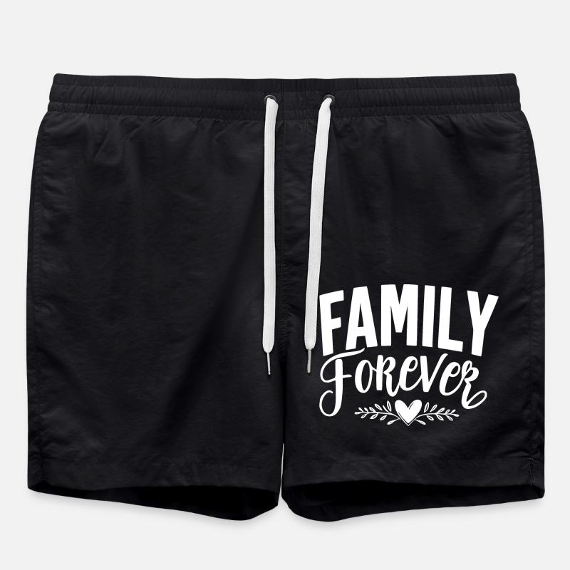 Famille pour toujours - Short de bain - noir