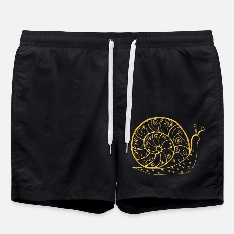 Snail - Swim Trunks - black