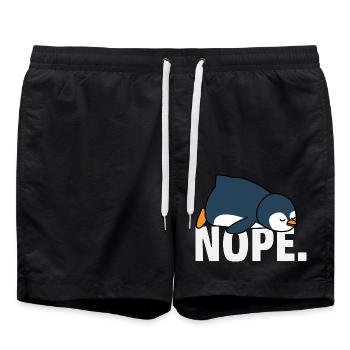 Pingouin - Short de bain - noir - Devant - AI Model Male 185 light (185cm)