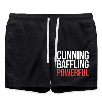 Cunning Baffling Powerful 6 - Badeshorts - Schwarz - Vorne - AI Model Male 185 light (185cm)