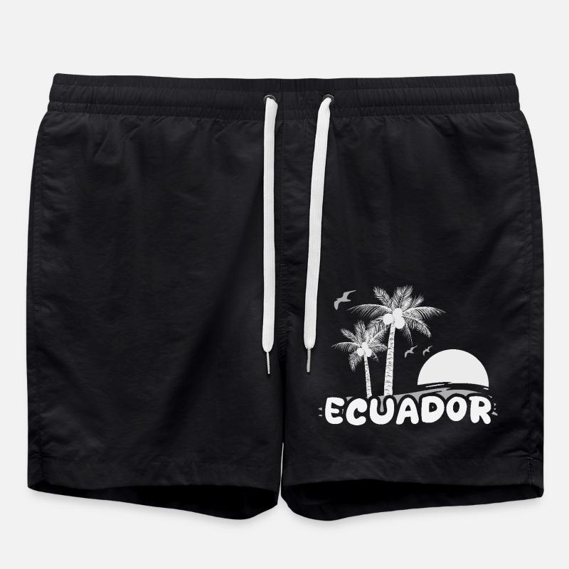 Ecuador Beach - Swim Trunks - black