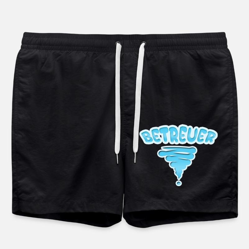 Beruf Betreuer - Badeshorts - Schwarz