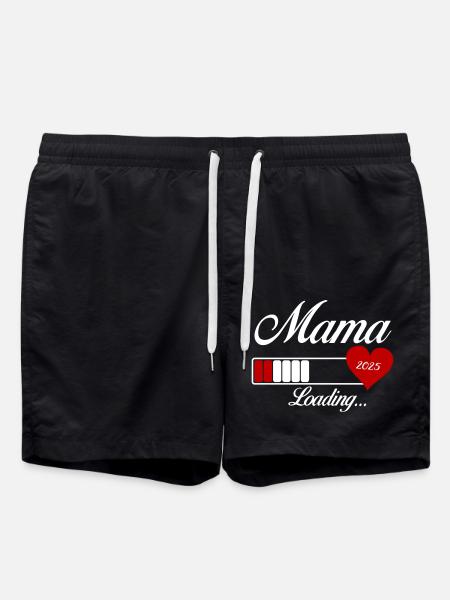 mama loading 2025 - Badeshorts - Schwarz