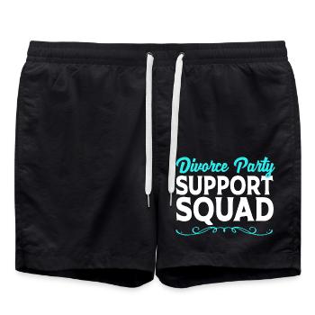 Divorce - Swim Trunks - black - Front - AI Model Male 185 light (185cm)