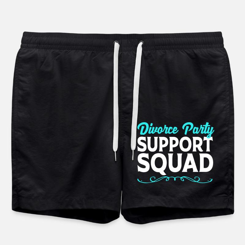 Divorce - Swim Trunks - black