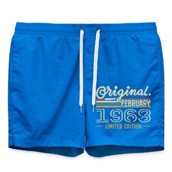 Cadeau Février 1968 - Anniversaire Février 1968 - Short de bain - cobalt blue - Devant