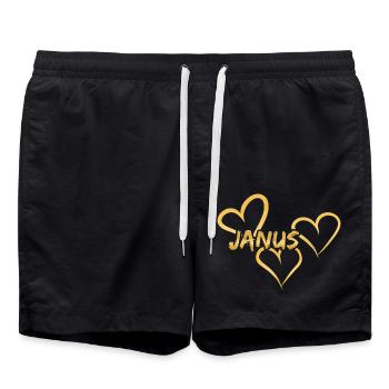 Janus Janus - Short de bain - noir - Devant - AI Model Male 185 light (185cm)