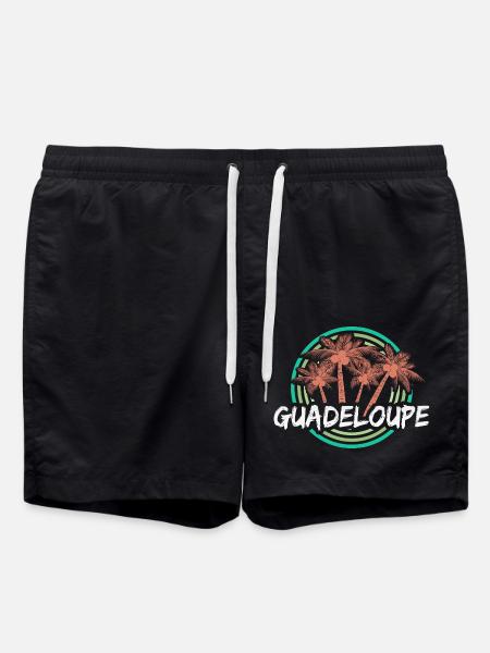 Guadeloupe as a holiday - Swim Trunks - black