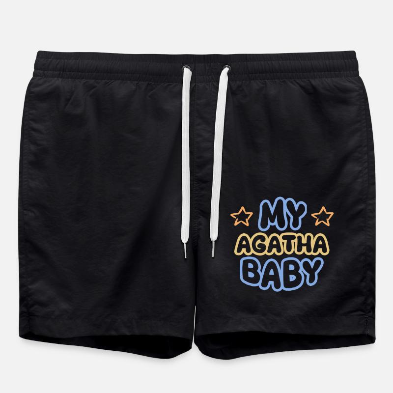 Gift for Agatha - Swim Trunks - black